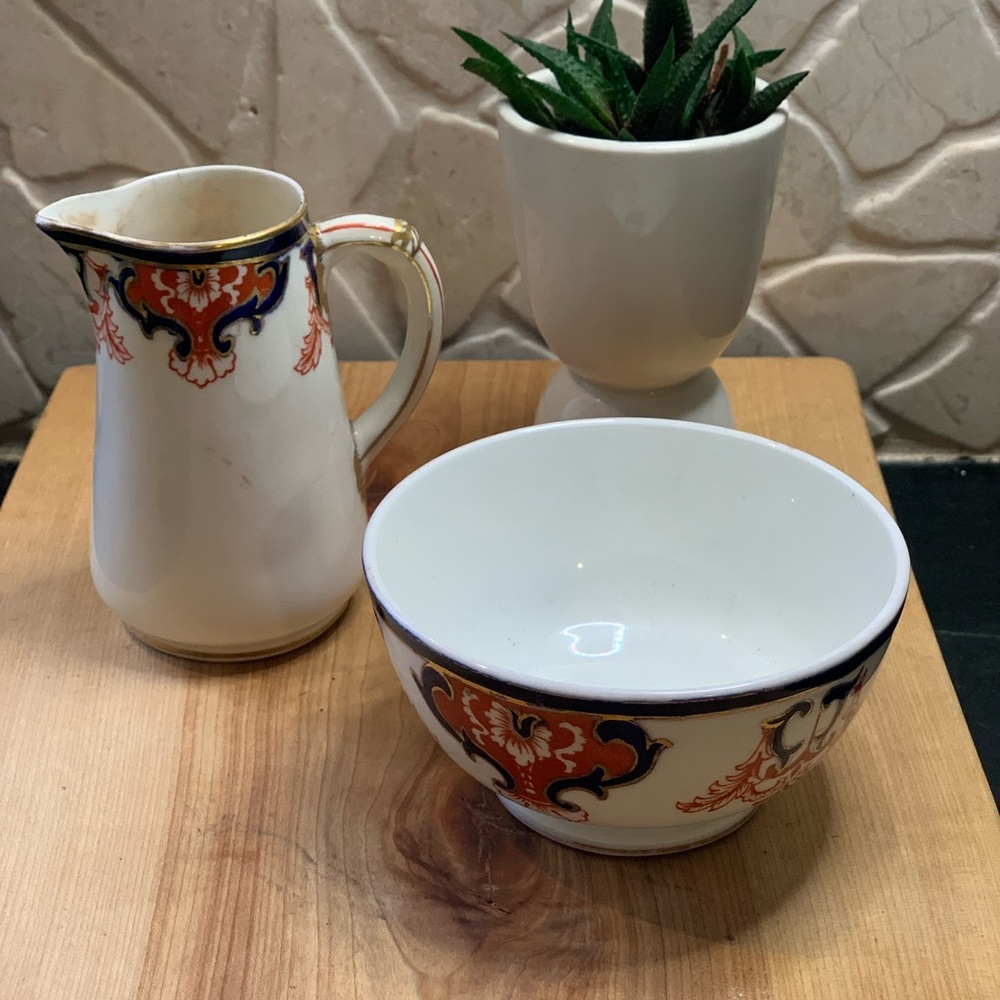 ROYAL CROWN DERBY  |  Old Imari | Set of 2 | Dinner and Side Plate
